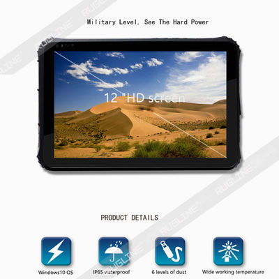Tablet Kasar 12,2 Inch Windows 10 Pro, Tablet Kasar Industri 128G