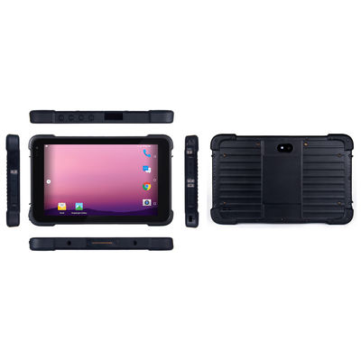 IP67 8 Inch 450cd / M2 Pemindai Kode Batang Tablet Android Kasar Tahan Air