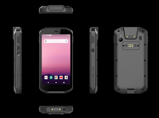BT4.2 300Nits Perangkat Seluler PDA Genggam Android yang Kasar IP67