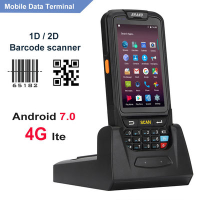 IP65 16G PDA Genggam Kasar, 480x800 4 Inch PDA Android 7.0