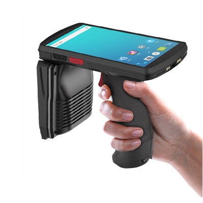 Pembaca UHF 5000MAh Terminal Genggam PDA Android Barcode Scanner GMS