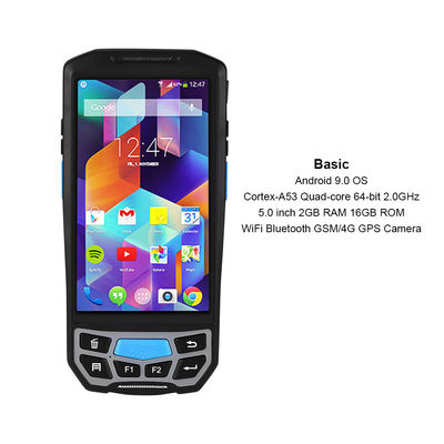 IP66 64bit Android Handheld PDA, GMS 720x1280 5 Inch PDA