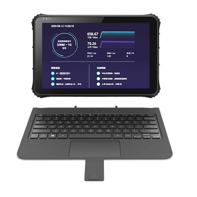 Industri RS485 12600mAh Windows 10 Tablet Kasar Tahan Jatuh