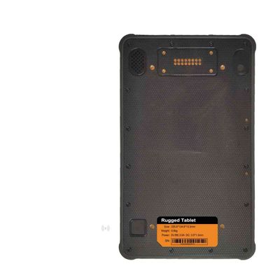8 ''RS232 400nits Sertifikasi FCC Tablet PC Windows 10 Pro yang Kasar