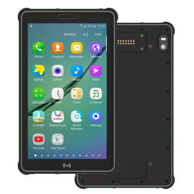 BT4.0 400nits 2.0GHz Android 11 8 Inch Tablet RAM 6GB Dengan Pembaca UHF