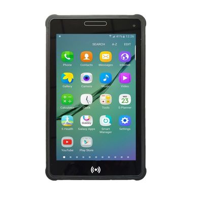 BT4.0 400nits 2.0GHz Android 11 8 Inch Tablet RAM 6GB Dengan Pembaca UHF