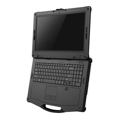 Laptop Kasar Industri 15,6 Inch 1000cd / M2, Laptop RS232 Sepenuhnya Kasar