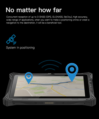 Intel N5105 Tablet PC Kasar IPS HDMI 860mAh Baterai Tingkat Perlindungan IP65