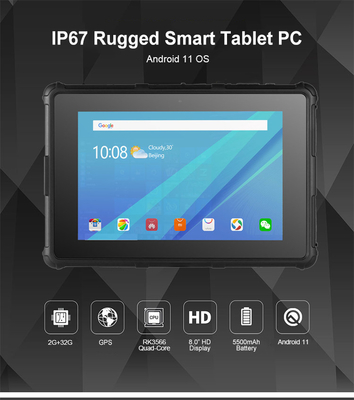 Android OS Tablet PC Kasar 8 Inci 800X1280 IPS GPS IP67 Smart RF8R