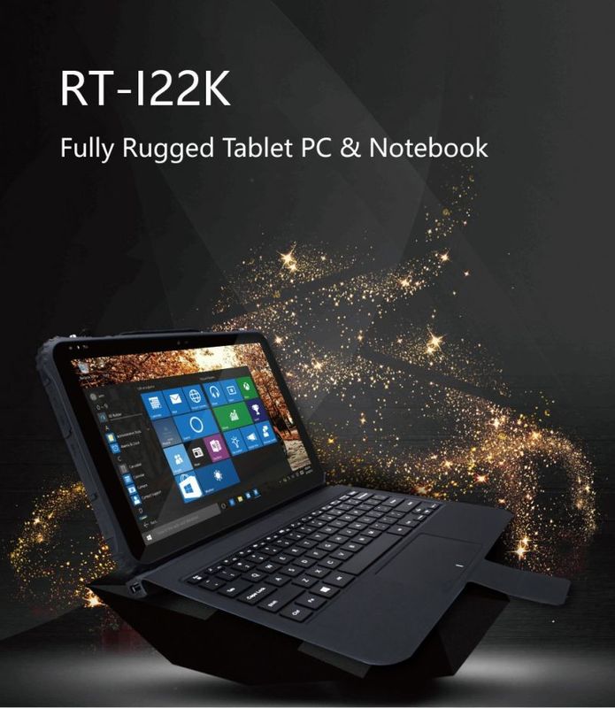 RJ45 Windows 10 Tablet Kasar Baterai 6300mAh, Tablet RAM 8GB Windows 10 4G LTE